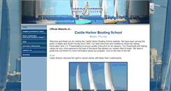 Desktop Screenshot of castleharborboatingschool.com